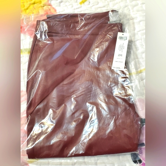 Chicos Faux Leather Pants - Picture 1 of 1